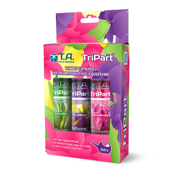 КОМПЛЕКТ БАЗОВЫХ УДОБРЕНИЙ TRIPART T.A. 3Х60 ML (GHE)
