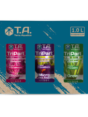 КОМПЛЕКТ БАЗОВЫХ УДОБРЕНИЙ T.A. TRIPART HW 1L (GHE Flora Series)