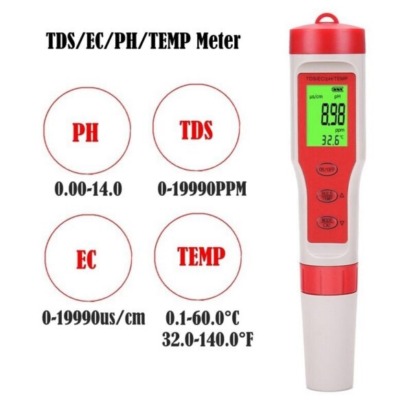 Универсальный PH/EC/TDS/TEMP meter